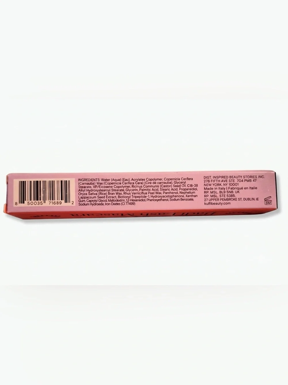 NIB Kulfi Badi Lash Volumizing Tubing Mascara - Black / Noir